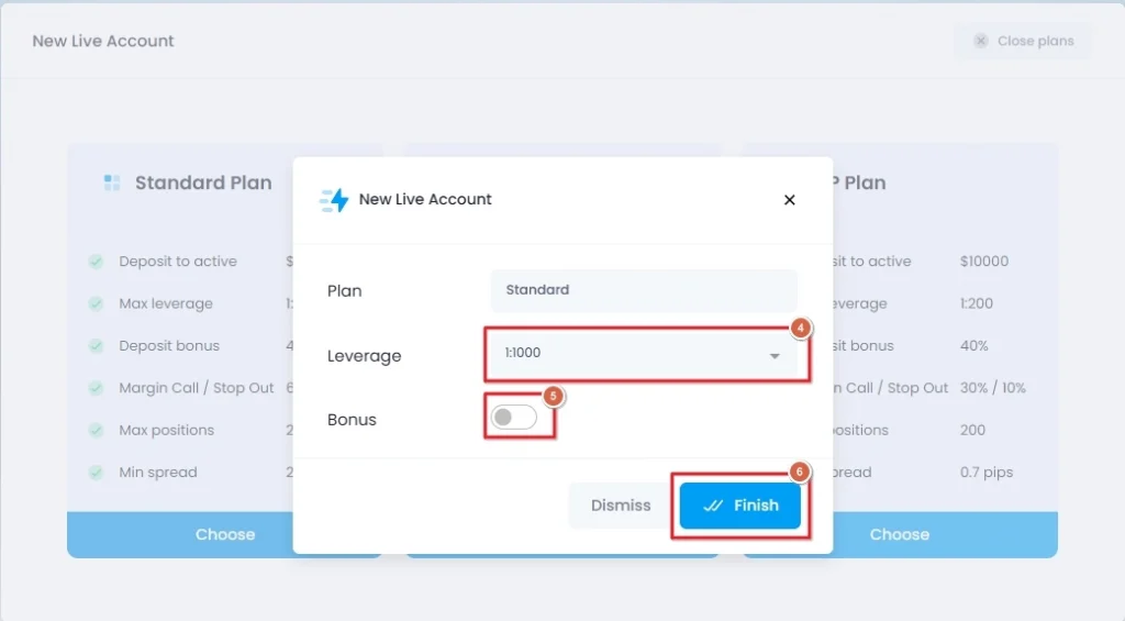 Create your account