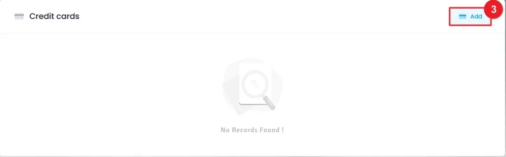 Click on the "Add" button