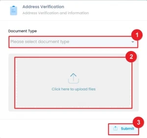Submit Your Address Verification Document