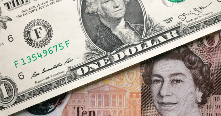 Us dollar and English pound